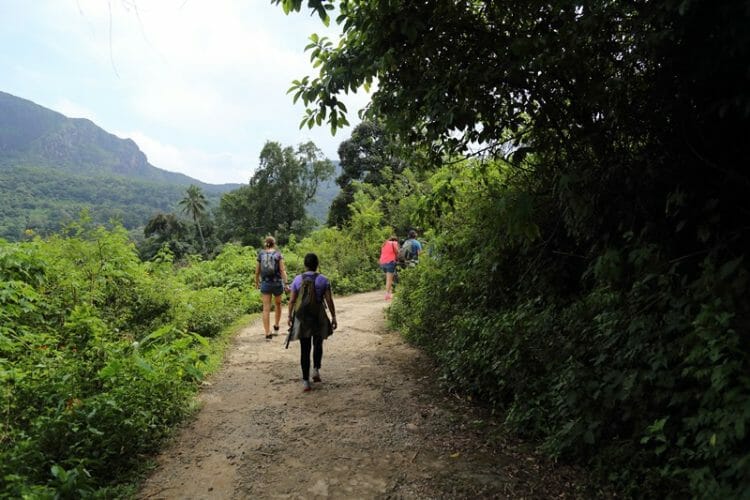 Local village visit in Knuckles Mountain Range in Sri Lanka