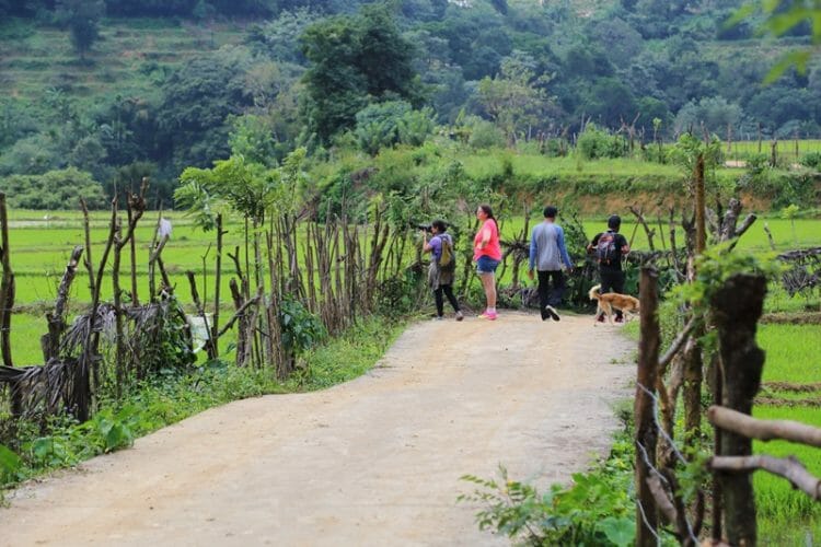 Local village visit in Knuckles Mountain Range in Sri Lanka