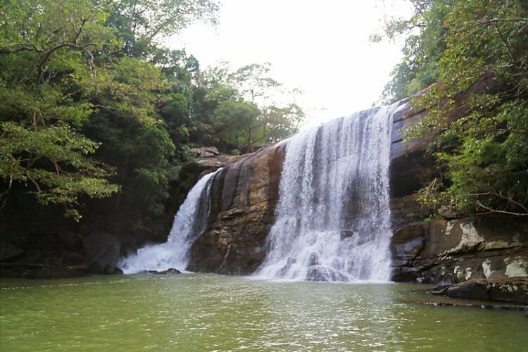 Sera Ella waterfall in Knuckles Sri Lanka