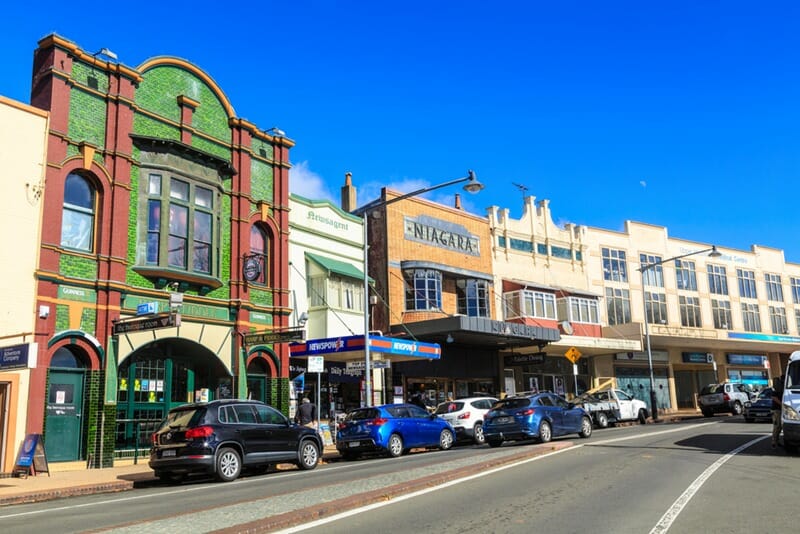 Katoomba town in NSW Australia