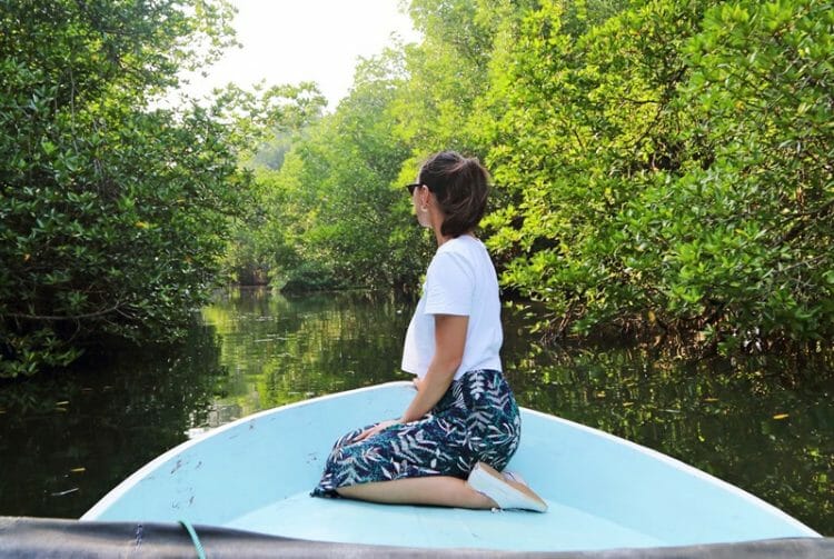 Lagoon boat tour in Bentota Sri Lanka