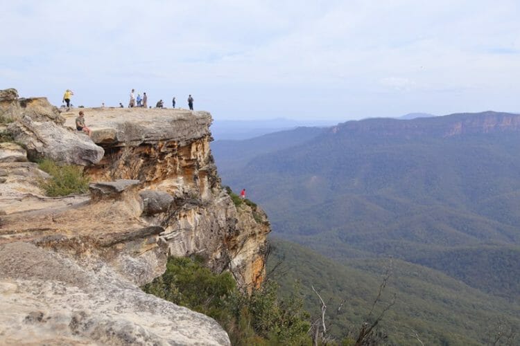 Lincoln's Rock in the Blue Mountains near Sydney in Australia