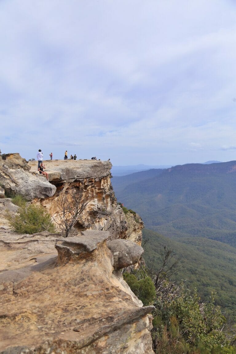 Lincoln's Rock in the Blue Mountains near Sydney in Australia
