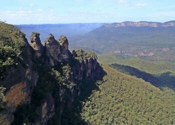 Three Sisters in the Blue Mountains Australia