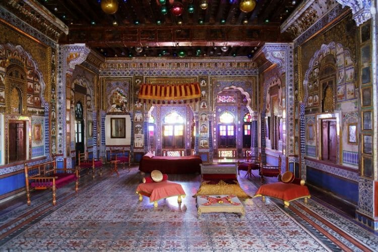 Queens Room at the Mehrangarh Fort in Jodhpur India