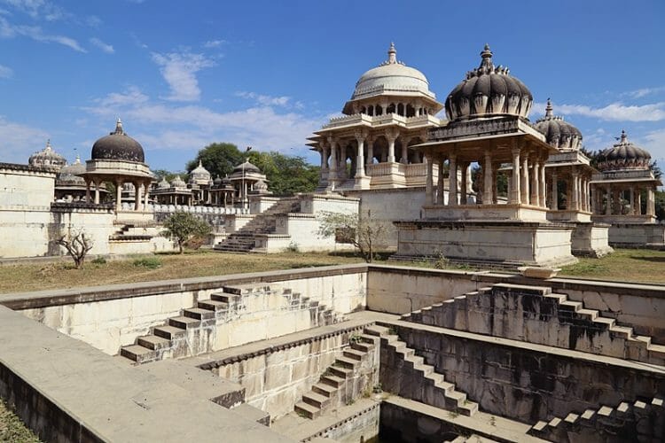 Ahar Cenotaphs and stepwell in Udaipur India