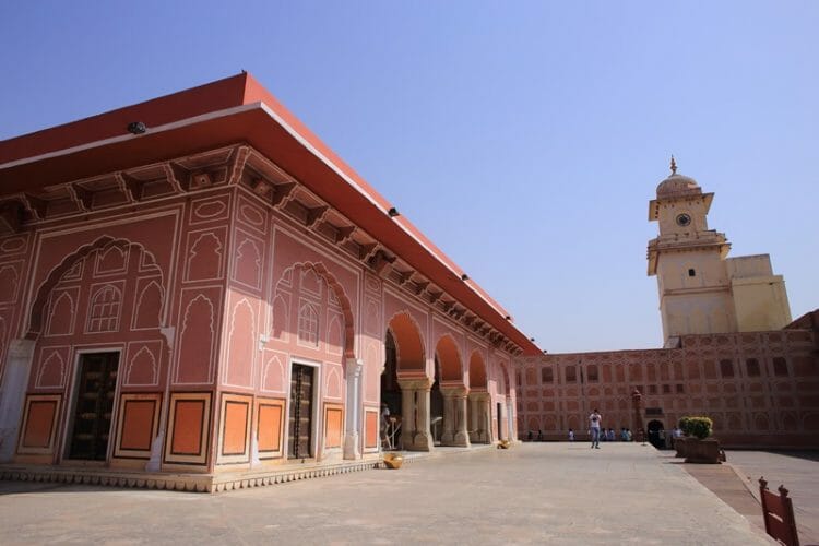 City Palace Courtyard in Jaipur India