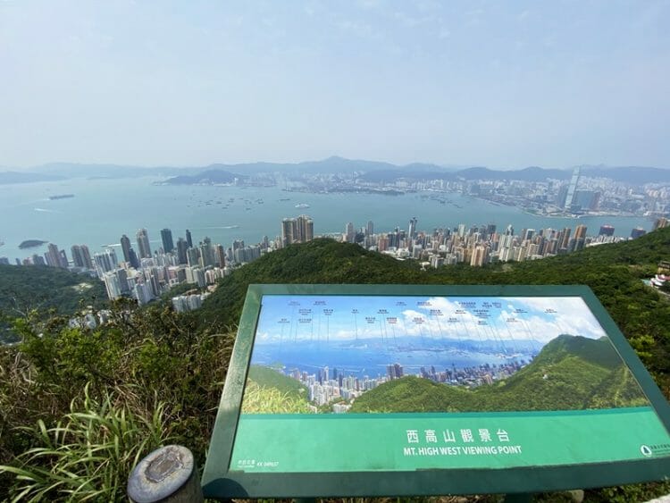 Mount High West Viewing Platform in Hong Kong