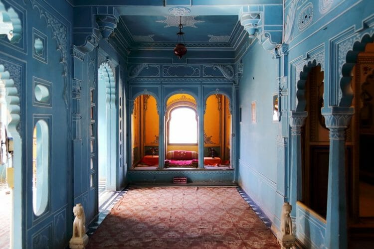 Room in the City Palace in Udaipur India