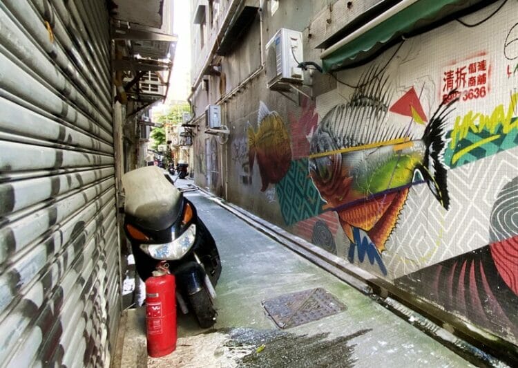 Dmojo Hong Kong street art in Sham Shui Po