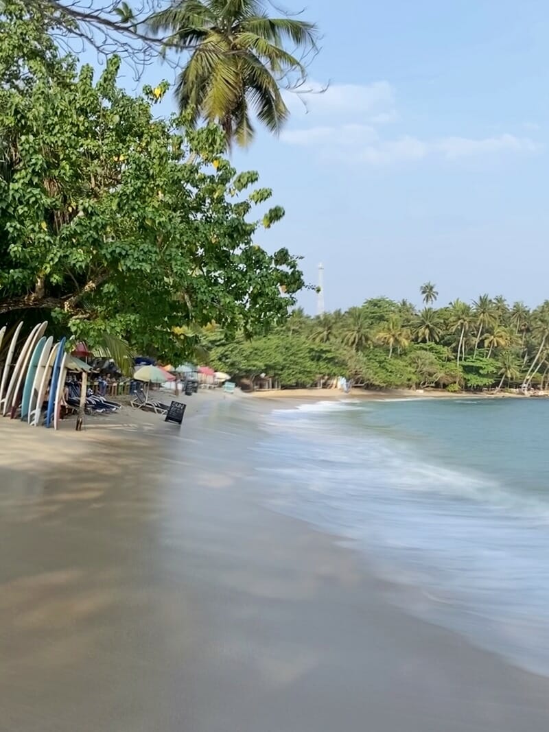 Hiriketiya beach long exposure Sri Lanka