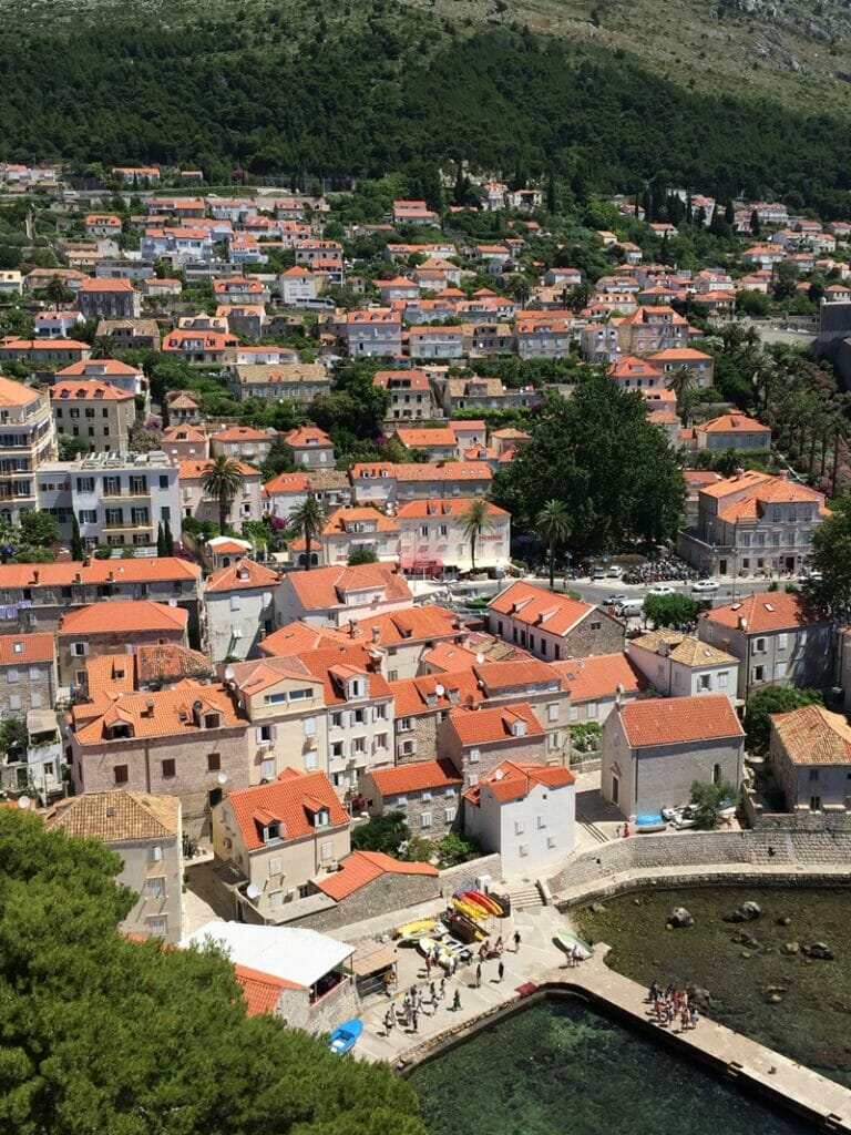 Houses in Dubrovnik Croatia