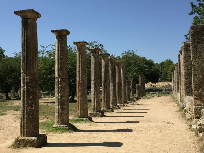 Ruins at Olympia in Greece