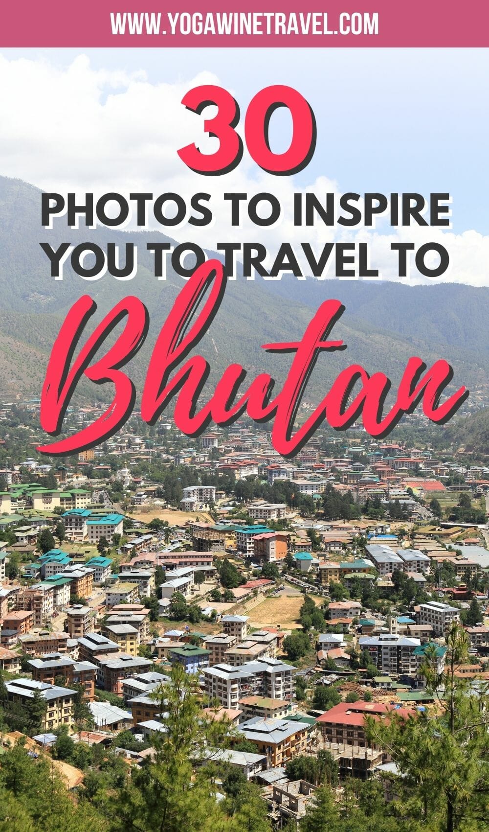 Bhutan city with text overlay