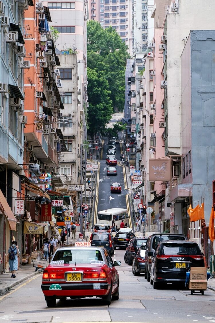 Eastern Street in Sai Ying Pun Hong Kong