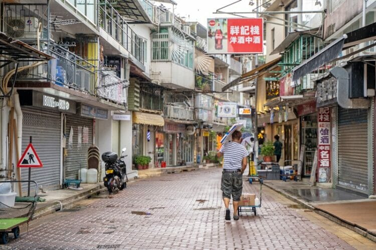 See Cheung Street in Sai Kung Hong Kong