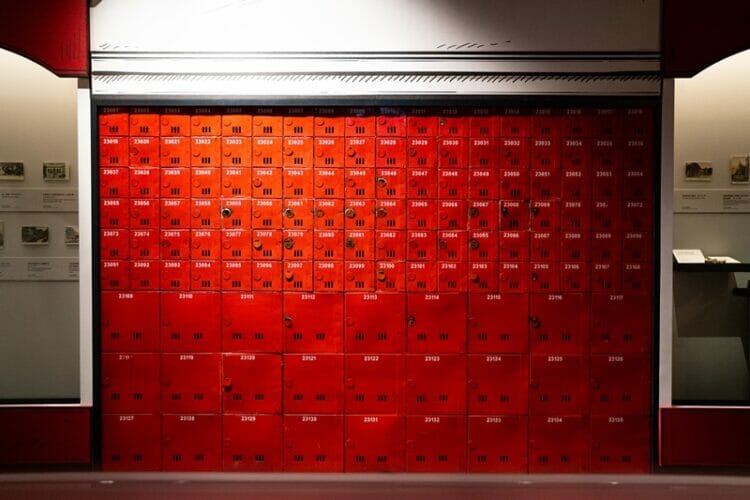 Recreating a Classic Exhibit at the Hong Kong Museum of History old mailboxes