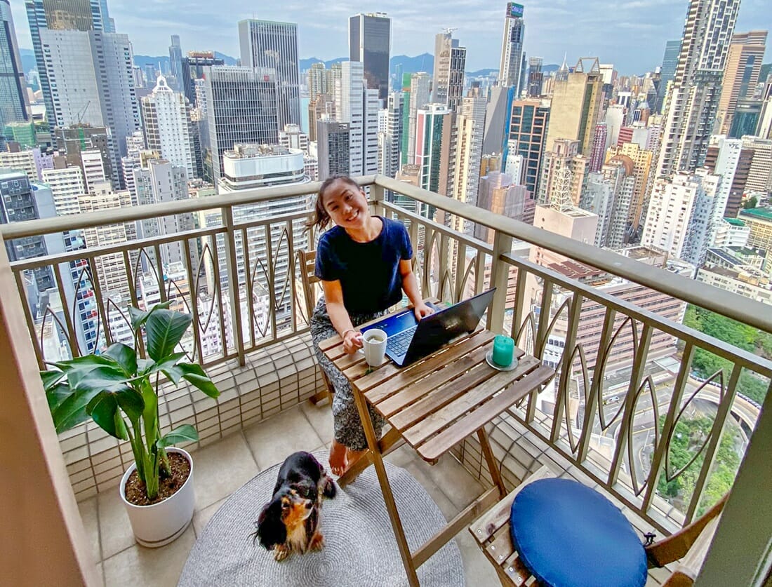 Balcony in Hong Kong