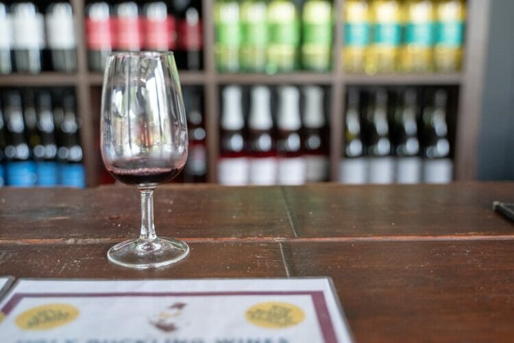 Red Duck blended wine at Ugly Duckling in Swan Valley wine region