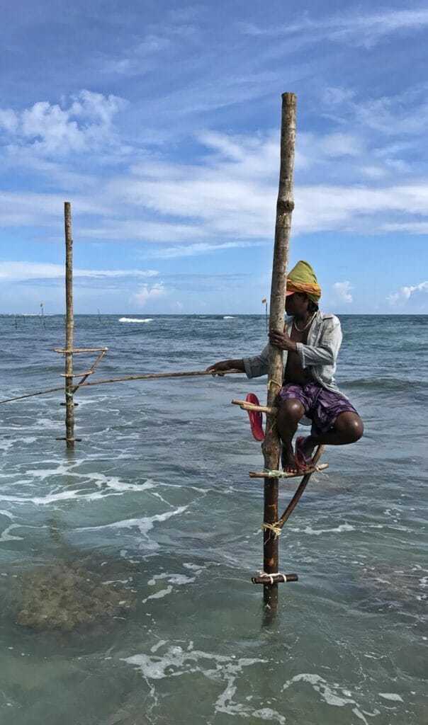 Stilt fishermen in southern Sri Lanka_cropped