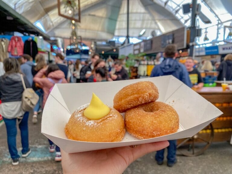 Vegan donuts from Fremantle Markets in Perth Australia