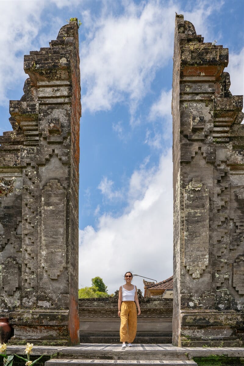 Balinese gates at Ulun Danu Beratan Temple in Bali