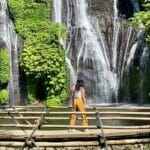 Banyumala Twin Waterfall near Munduk in Bali Indonesia
