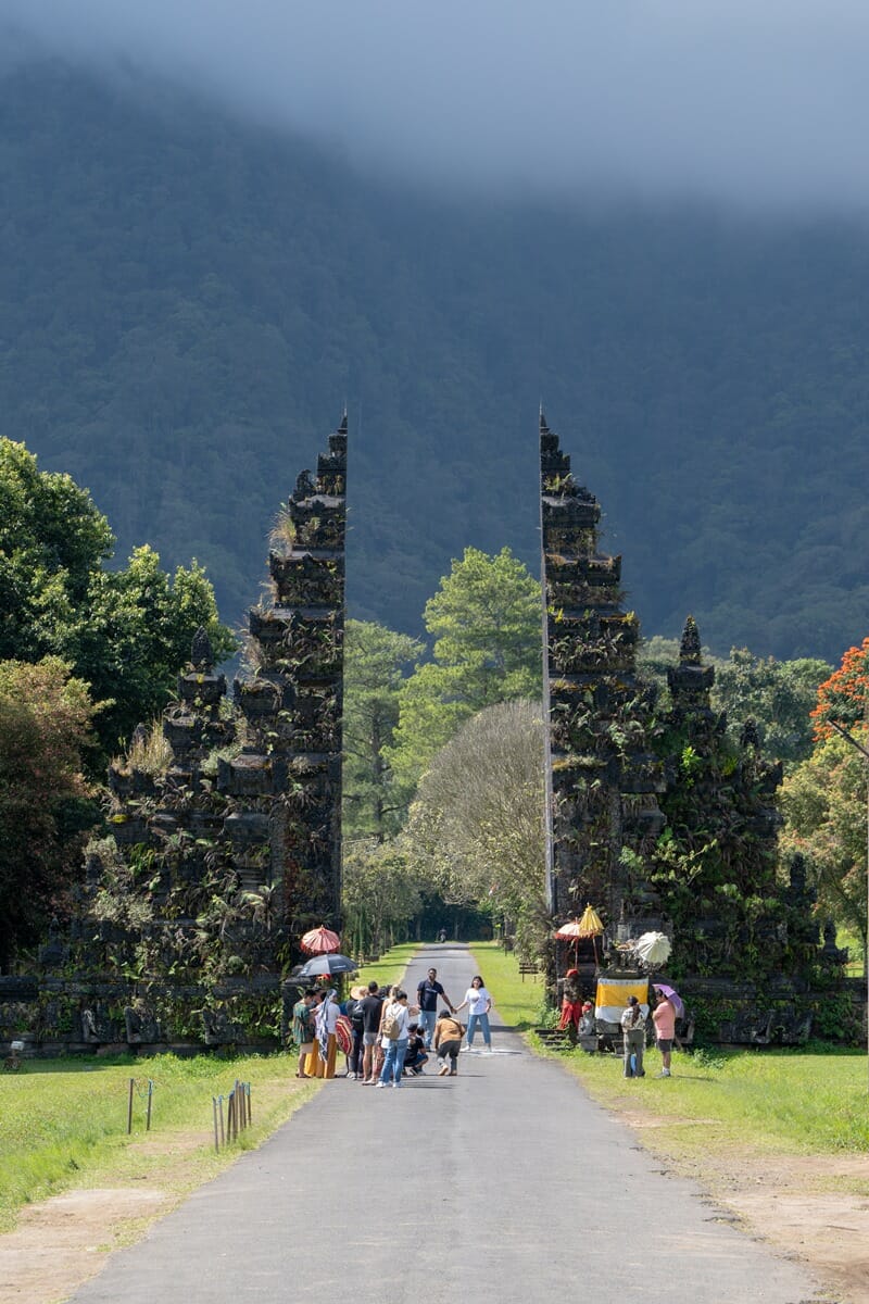 Handara Gate in Bedugul in Bali Indonesia