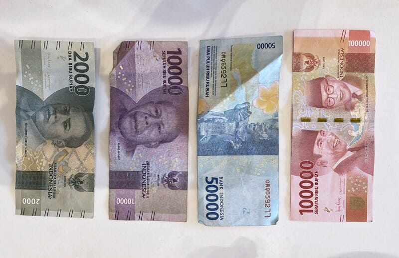 Indonesian Rupiah currency notes