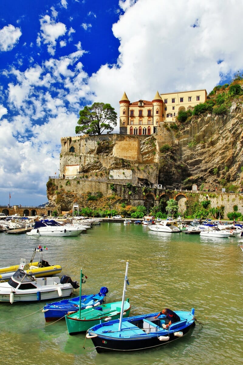 Maiori in the Amalfi Coast in Italy
