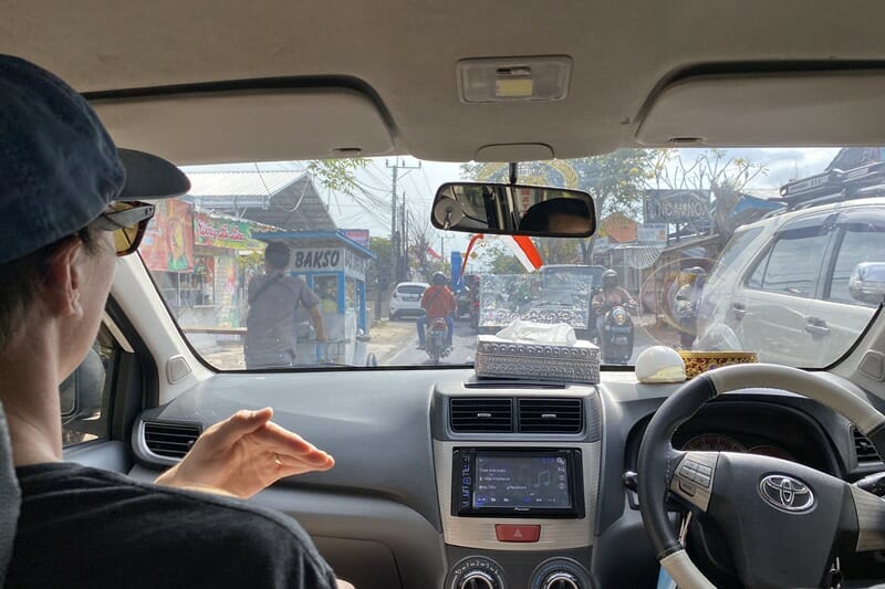 Traffic in Canggu Bali