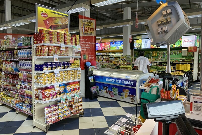 Supermarket in Dickwella Sri Lanka