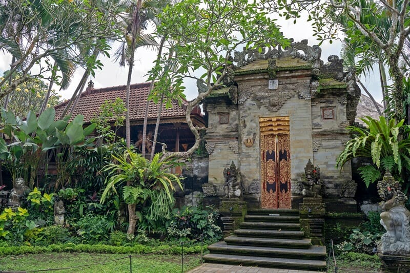Ubud Palace in Bali Indonesia