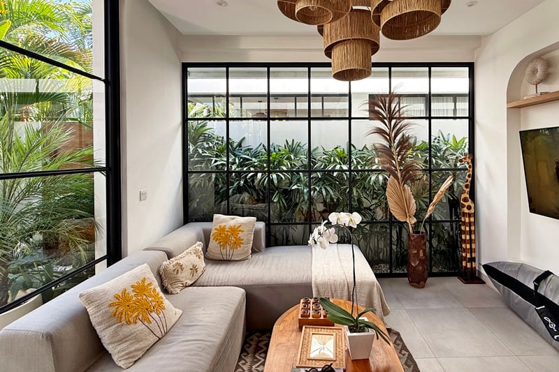 Family Nest 1 bedroom villa living room 2 in Uluwatu Bali