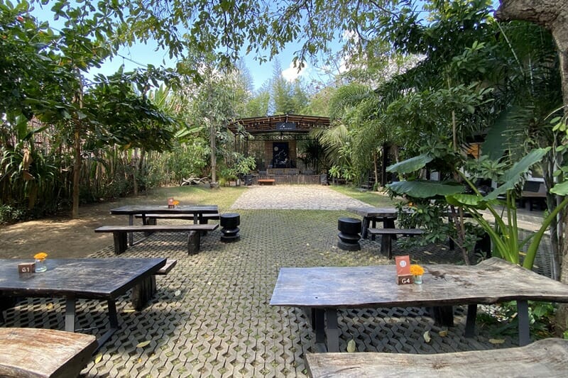 Ulu Garden restaurant in Uluwatu Bali