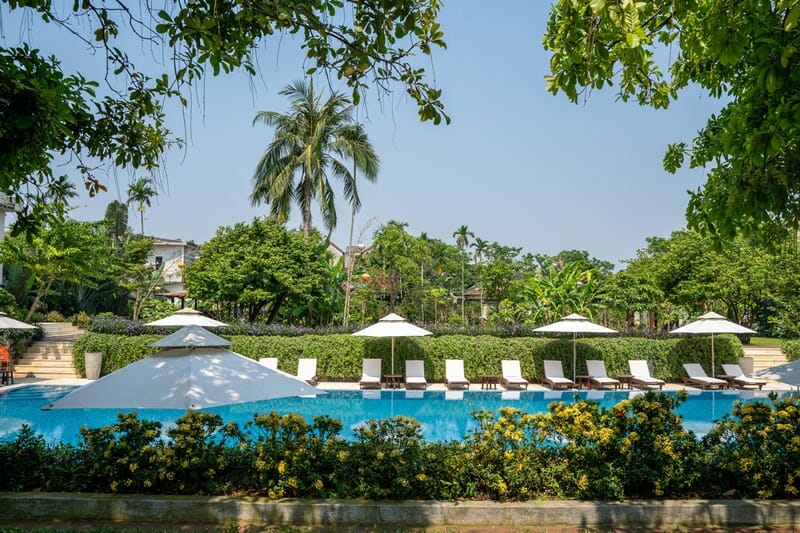 Adult pool at Ann Retreat boutique hotel in Hoi An Vietnam