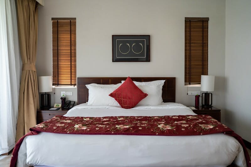 Bedroom at Ann Retreat boutique hotel in Hoi An Vietnam