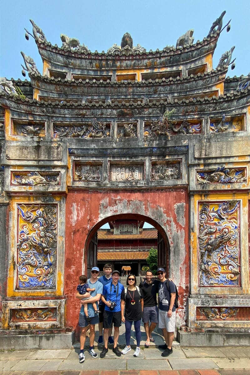 Gate in Imperial Citadel in Hue Vietnam 2\\