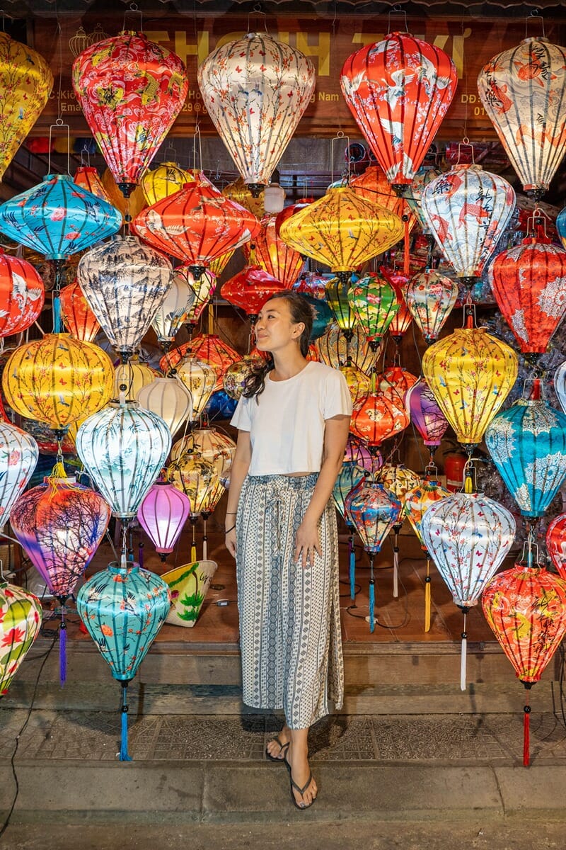 Lanterns at Hoi An Night Market in Vietnam