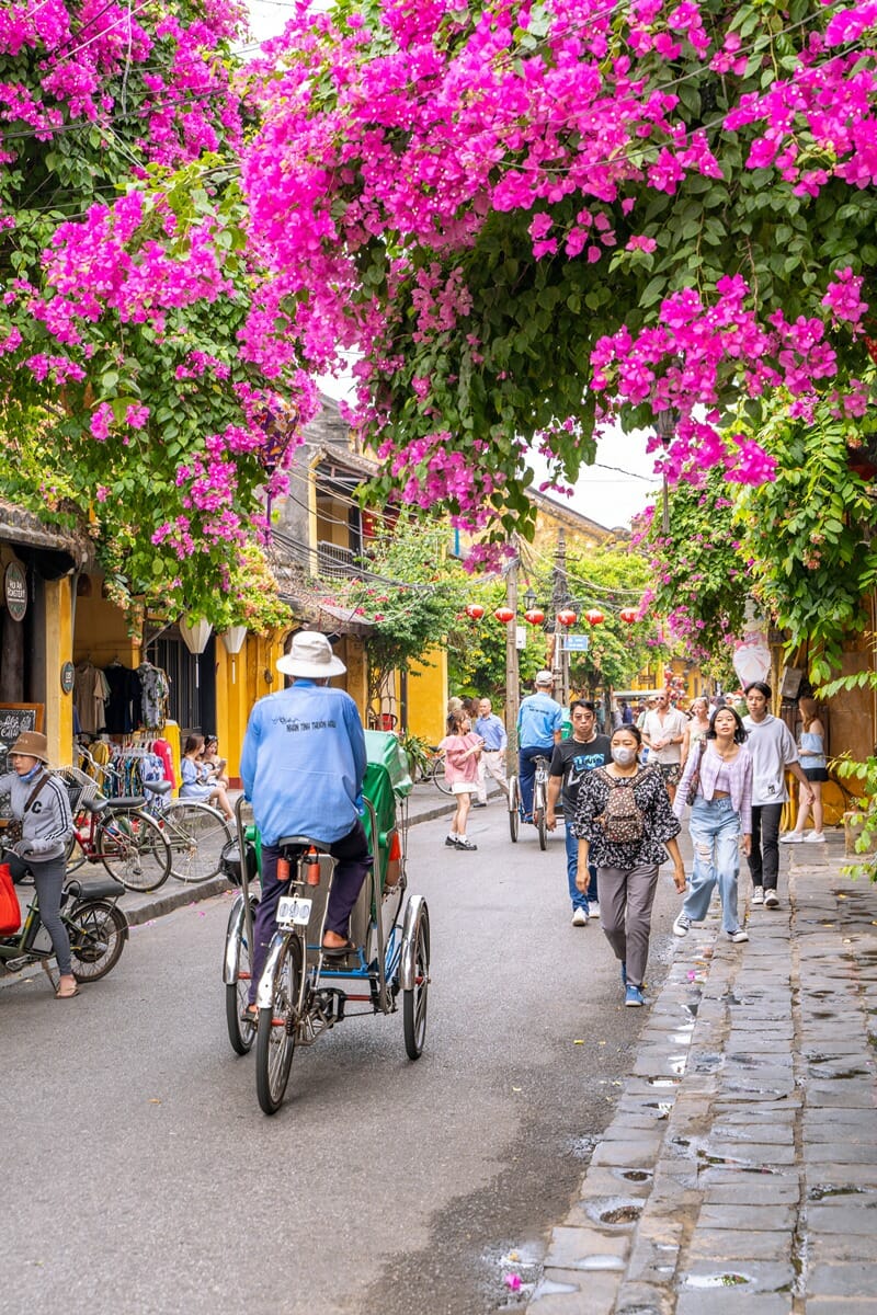 Rickshaw in Hoi An Ancient Town in Vietnam