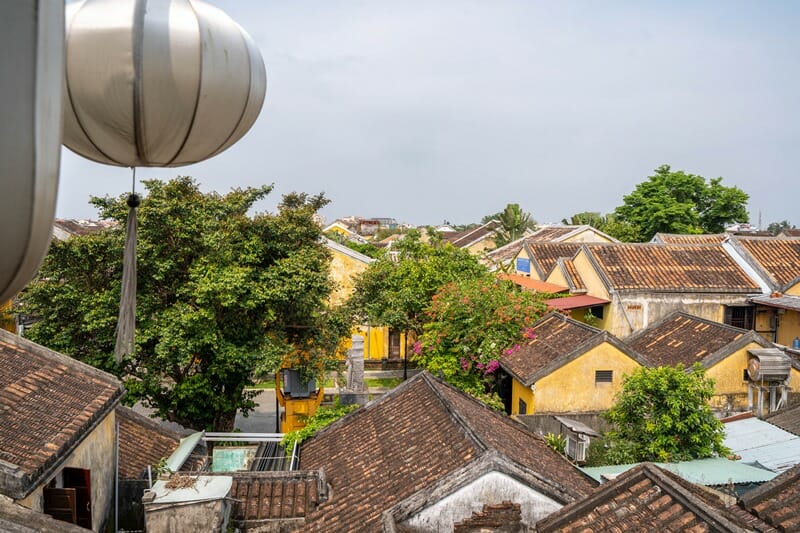 Rooftops in Hoi An Ancient Zone in Vietnam