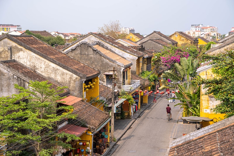 Streets of Hoi An Ancient Zone in Vietnam