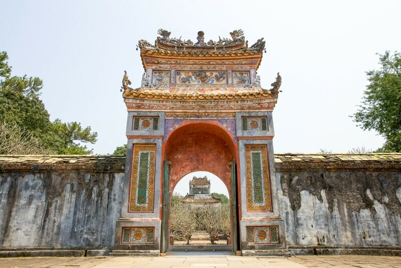 The Gate of Imperial Tomb of Tu Duc