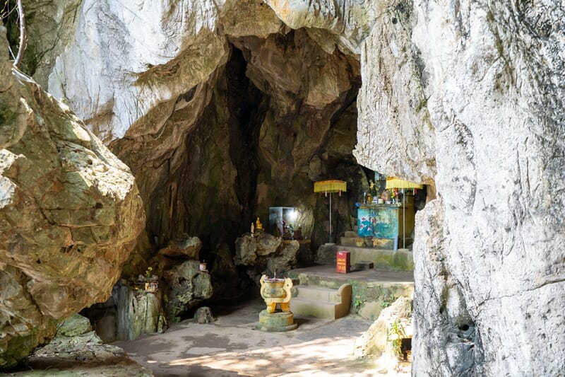 Linh Nam Cave at the Marble Mountains near Da Nanag in Vietnam