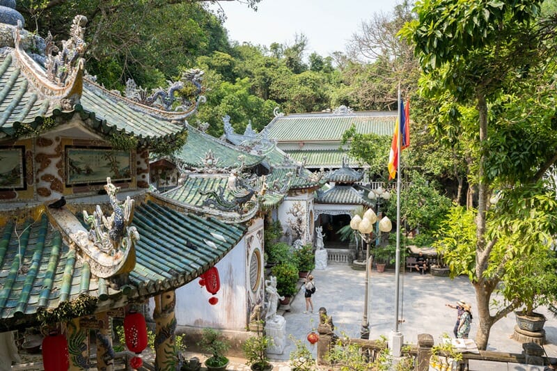 Linh Ung Pagoda at the Marble Mountains near Da Nang in Vietnam
