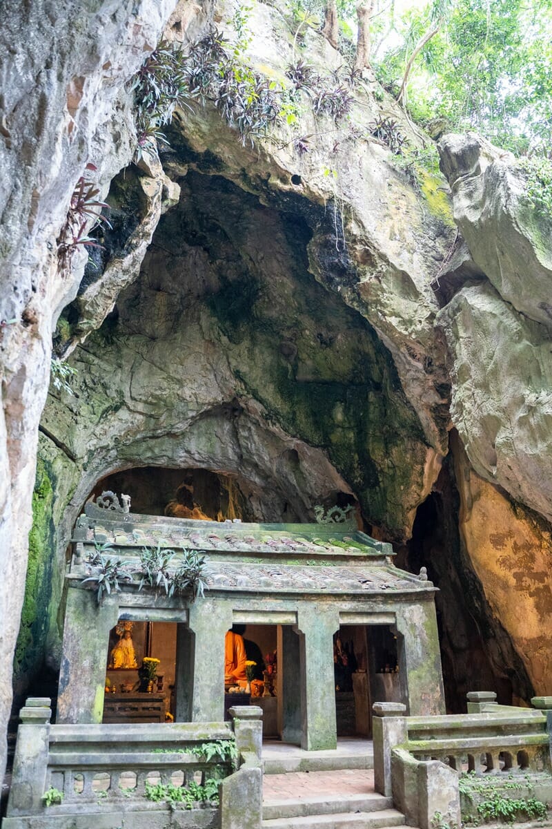 Tang Chon Cave at the Marble Mountains in Vietnam