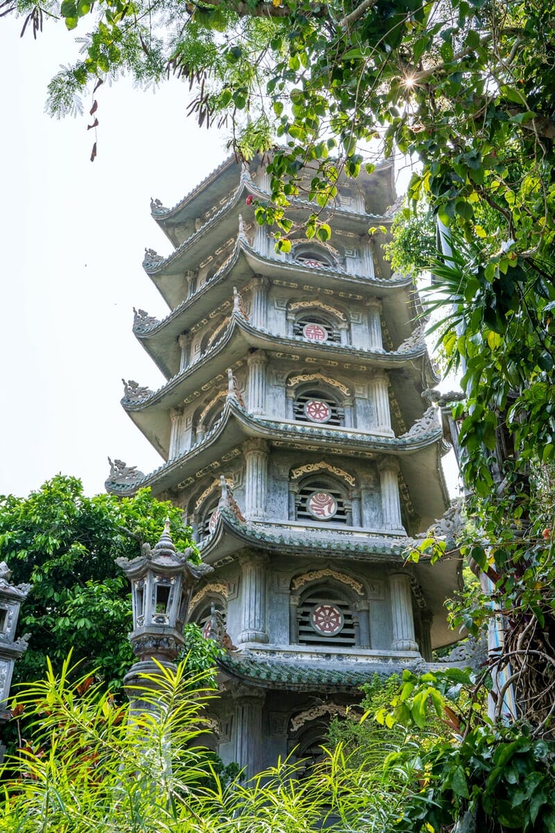 Xa Loi Tower at the Marble Mountains in VIetnam