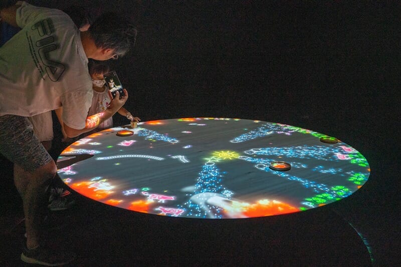 A Table where Little People Live at teamLab in Hong Kong