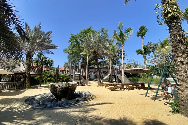 Playground at the Byrd House Beach Club in Sanur 