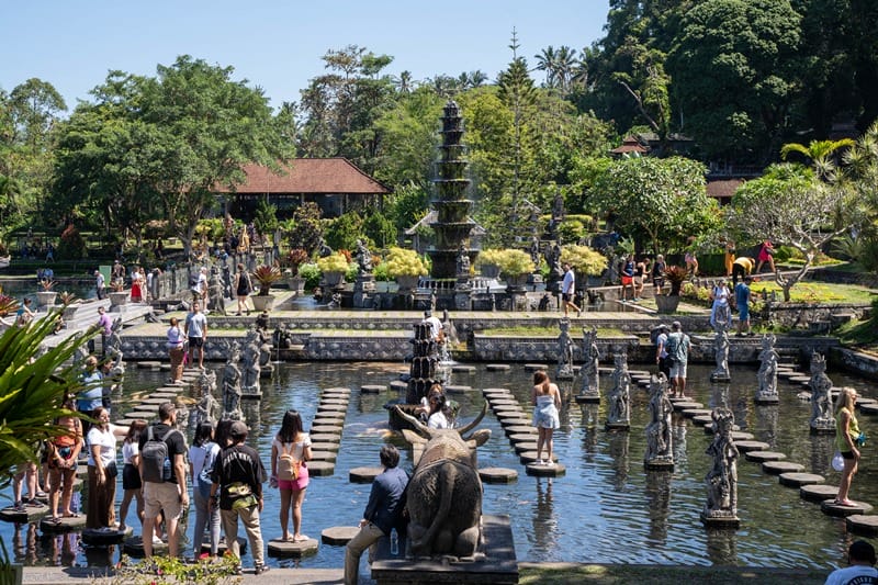 Tirta Gangga water palace in East Bali Indonesia
